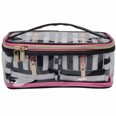 Striped Cosmetic Bag 3PC Set